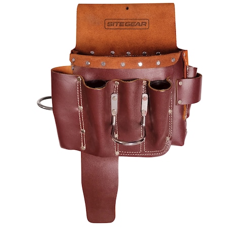 Sitepro Professional Drywaller Bag, Mahogany Brown, Leather 51-10644R